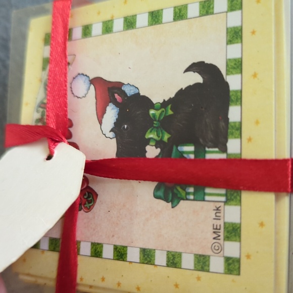 Set Of Matching Mary Engelbreit Scottie Note Cards And Gift Tags - Picture 2 of 8